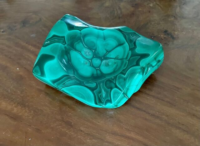 Malachite ashtray 50s