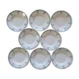 8 deep plates Terre de Fer Moulin des Loups