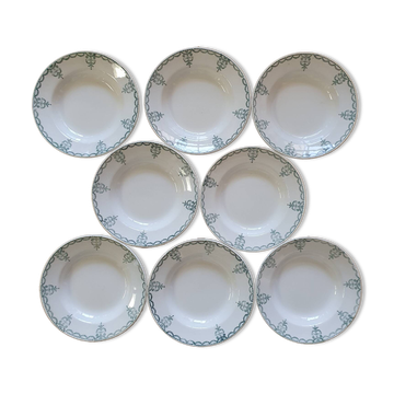 8 deep plates Terre de Fer Moulin des Loups