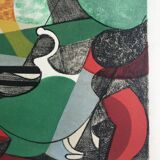 Danièle perré, sans titre, 1961. lithographie originale signée au crayon