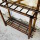 Vintage bamboo entrance hall with mirror circa 1920's