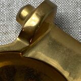Brass ashtray in the shape of a boat shackle