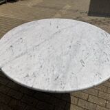 Angelo Mangiarotti M1 eettafel Skipper Carrara marmer 130cm