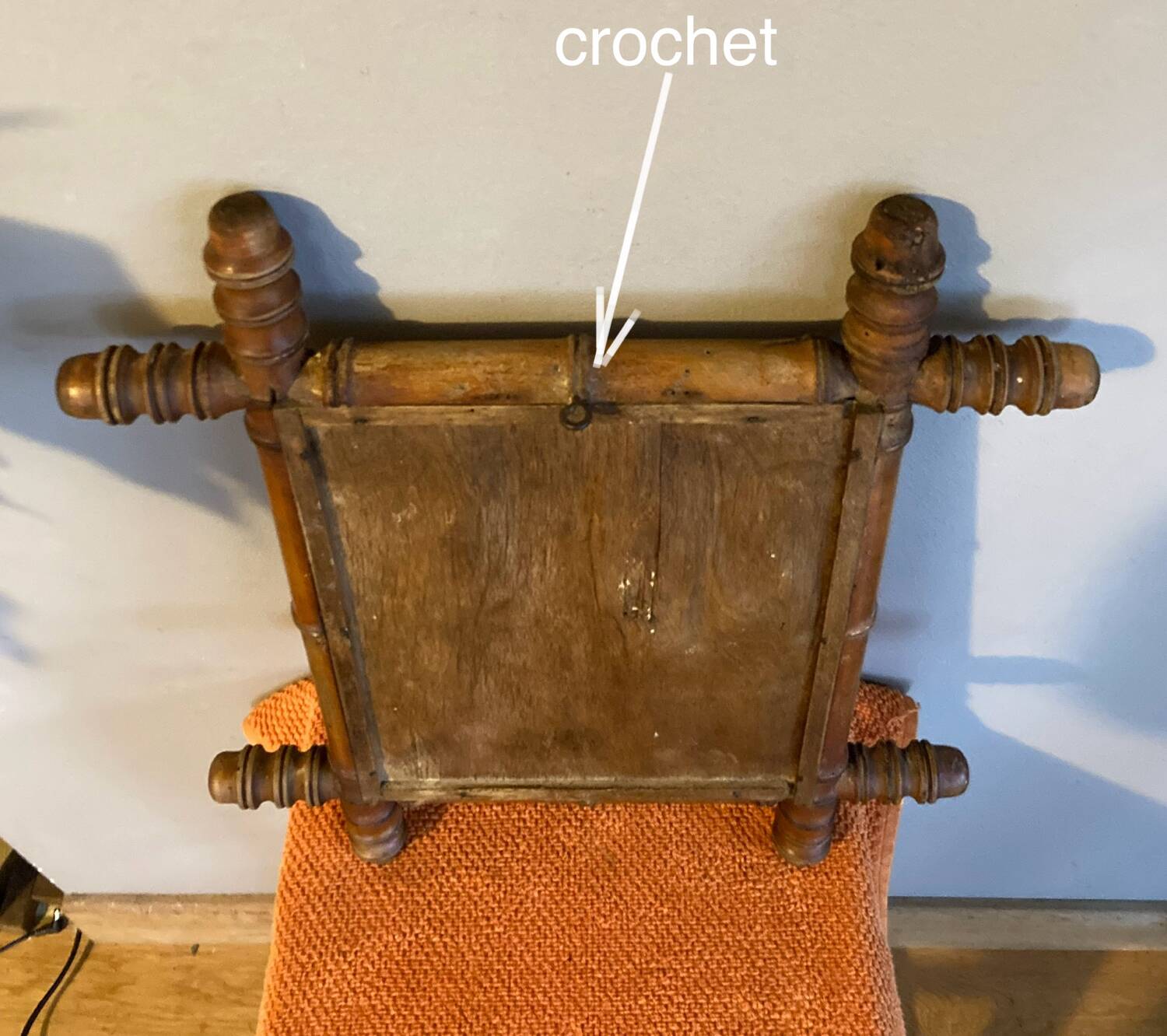 19th century bamboo mirror