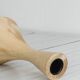 Wooden candle holder.