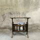 Porte-revues, tablette vintage en bois