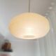 Danish modern mid-century 1950s glass ceiling lamp