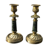 PAIR OF CANDLE HOLDERS XIXEME