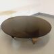 Table basse hélice vintage Propeller de Knut Hesterberg en acier et verre fumé des années 60