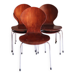 5 chaises style fourmi - esprit
