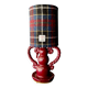 Ceramic "Tartan" lamp - 1960.