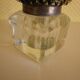 Antique Desk Candlestick from Vallérystal Crystal Factory, 1890s