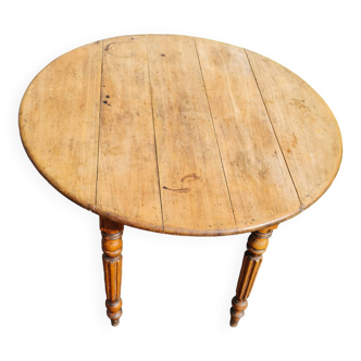 Table ronde à volets