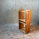 Pair of cubist pine bedside tables