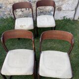 4 BAUMANN sled chairs