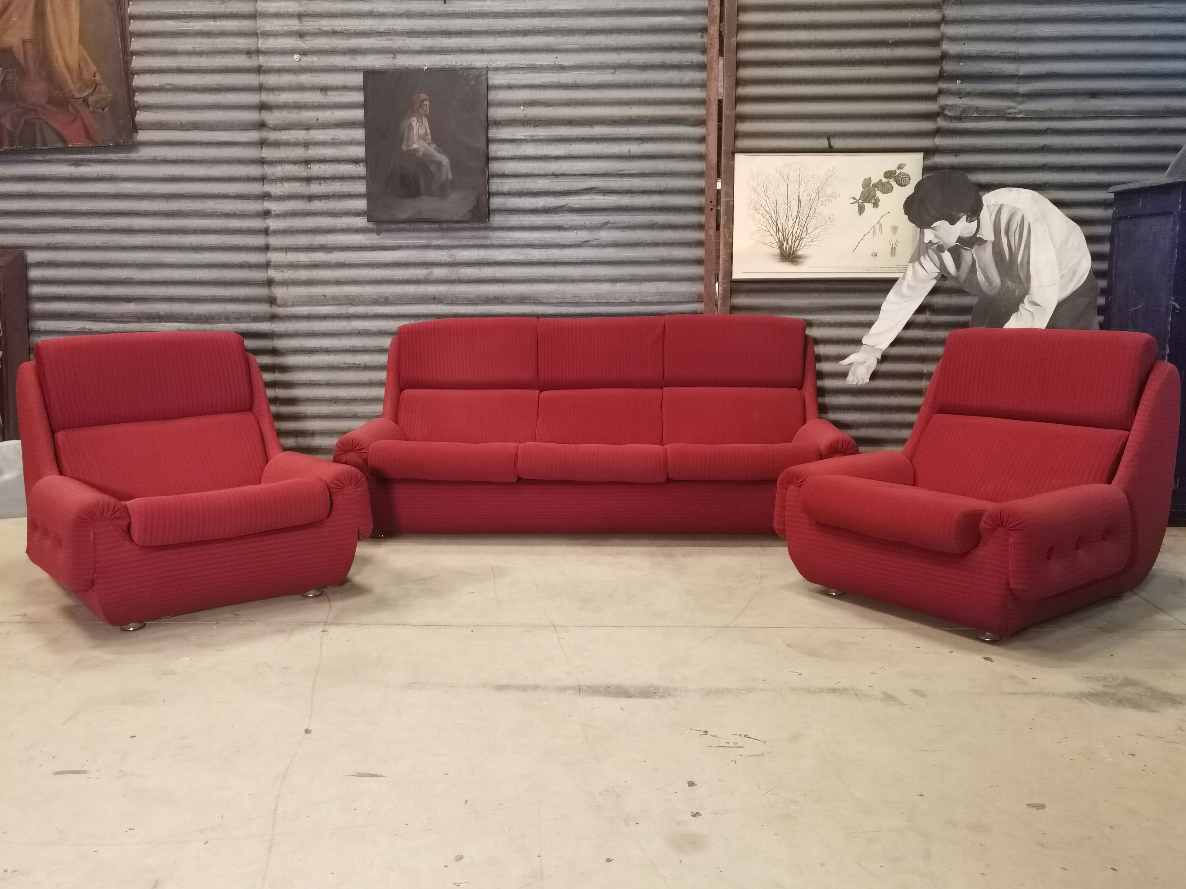 Full lounge space age Atlantis bordeaux