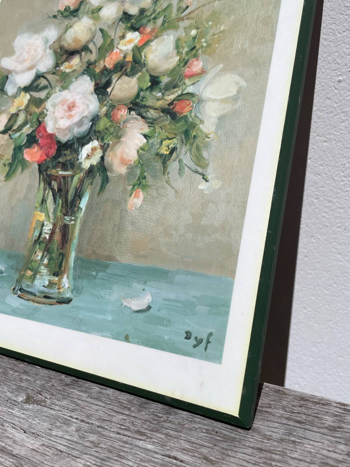 Museum painting reproduction bouquet
