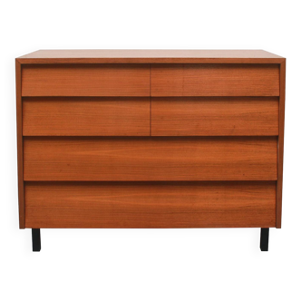 1960s chest of drawers in walnut