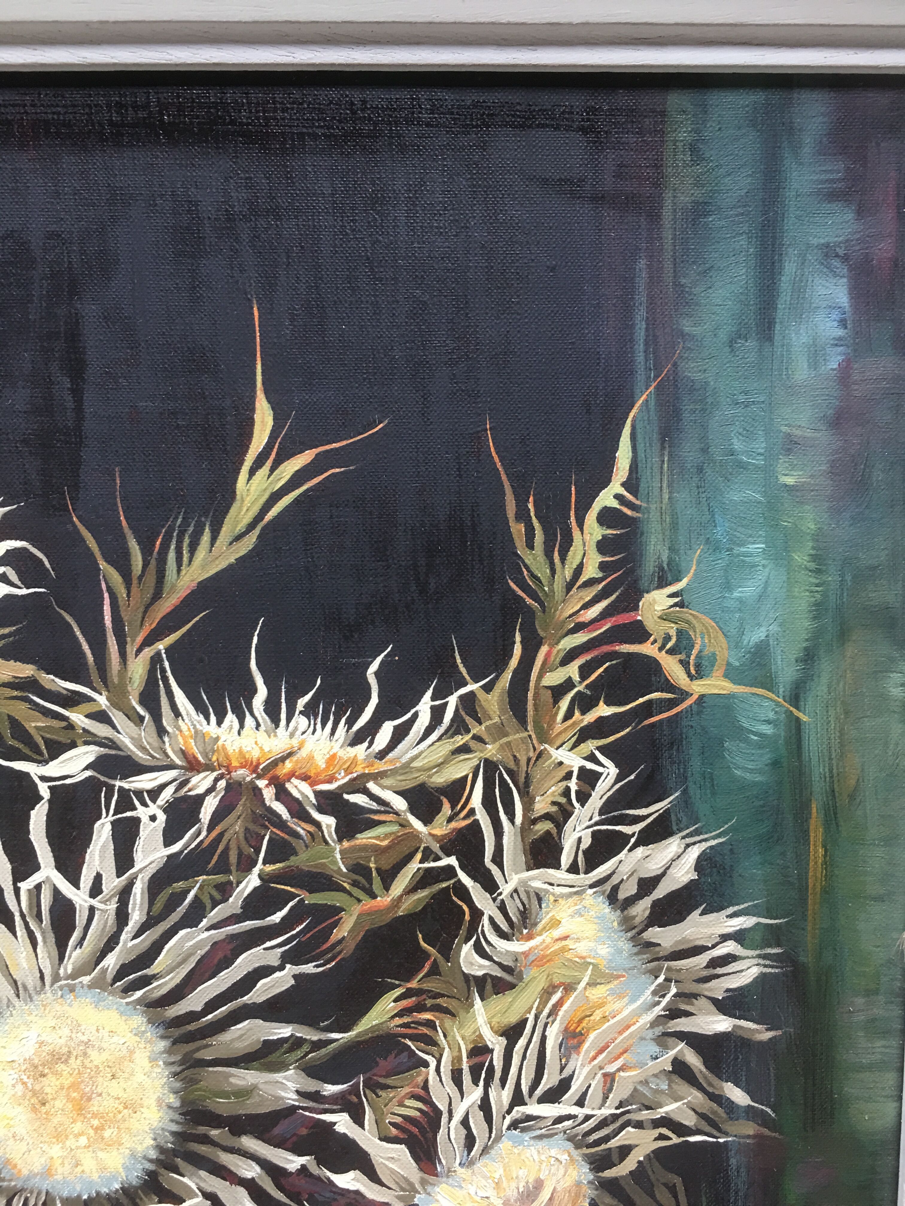 Still life with thistles