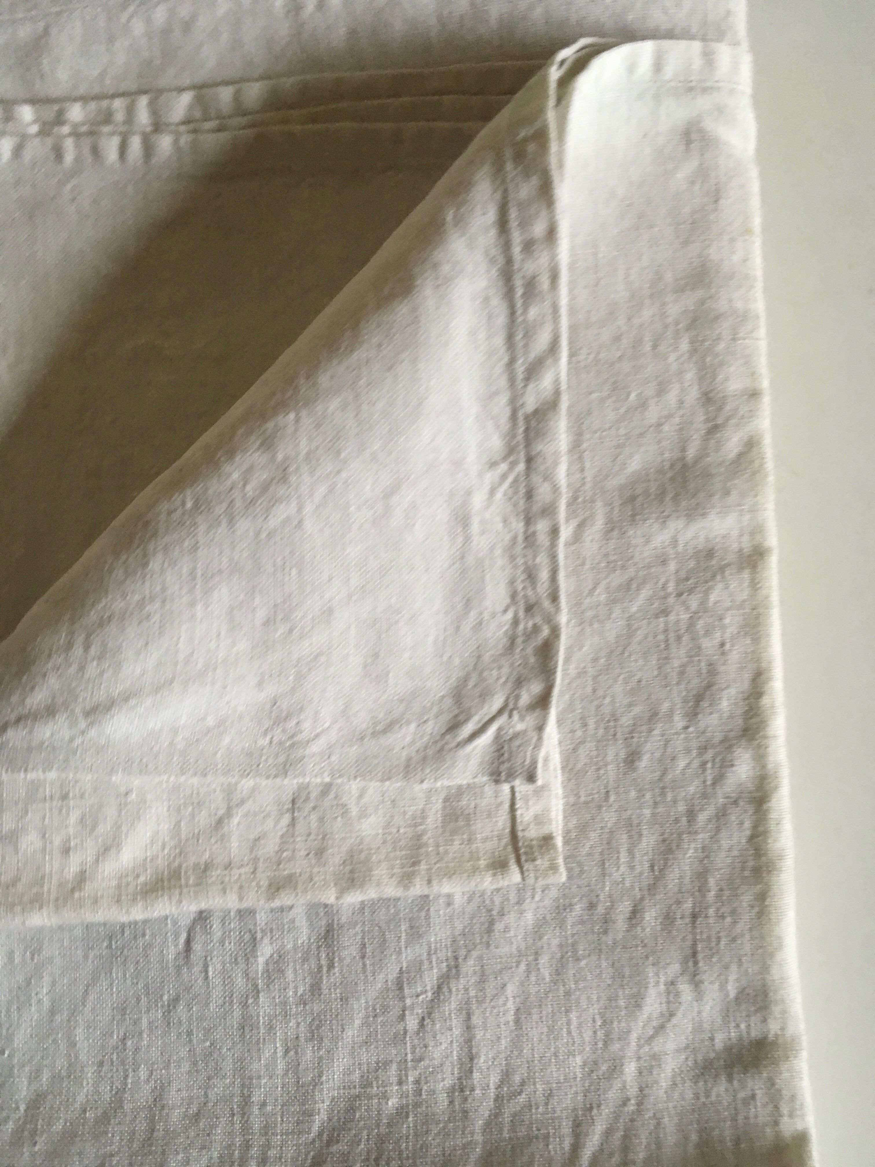 19th farm tablecloth in raw linen cloth reserve of l 2m kit