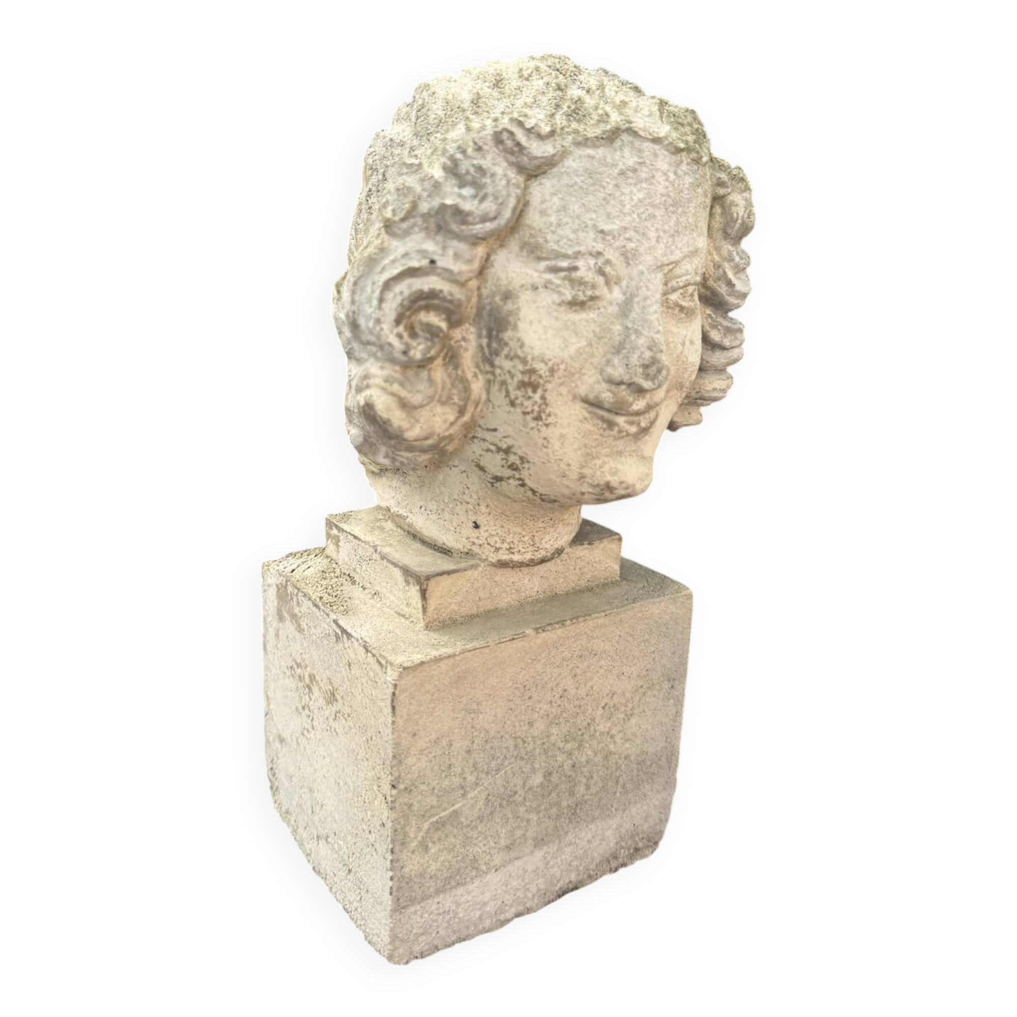 Antique plaster bust