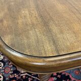 Henri II walnut table from the early 20th century with extensions.
