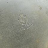 Vintage silver-plated bamboo wine bucket