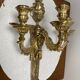 Wall light in gilded bronze