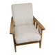 Sleek design armchair for reading nook