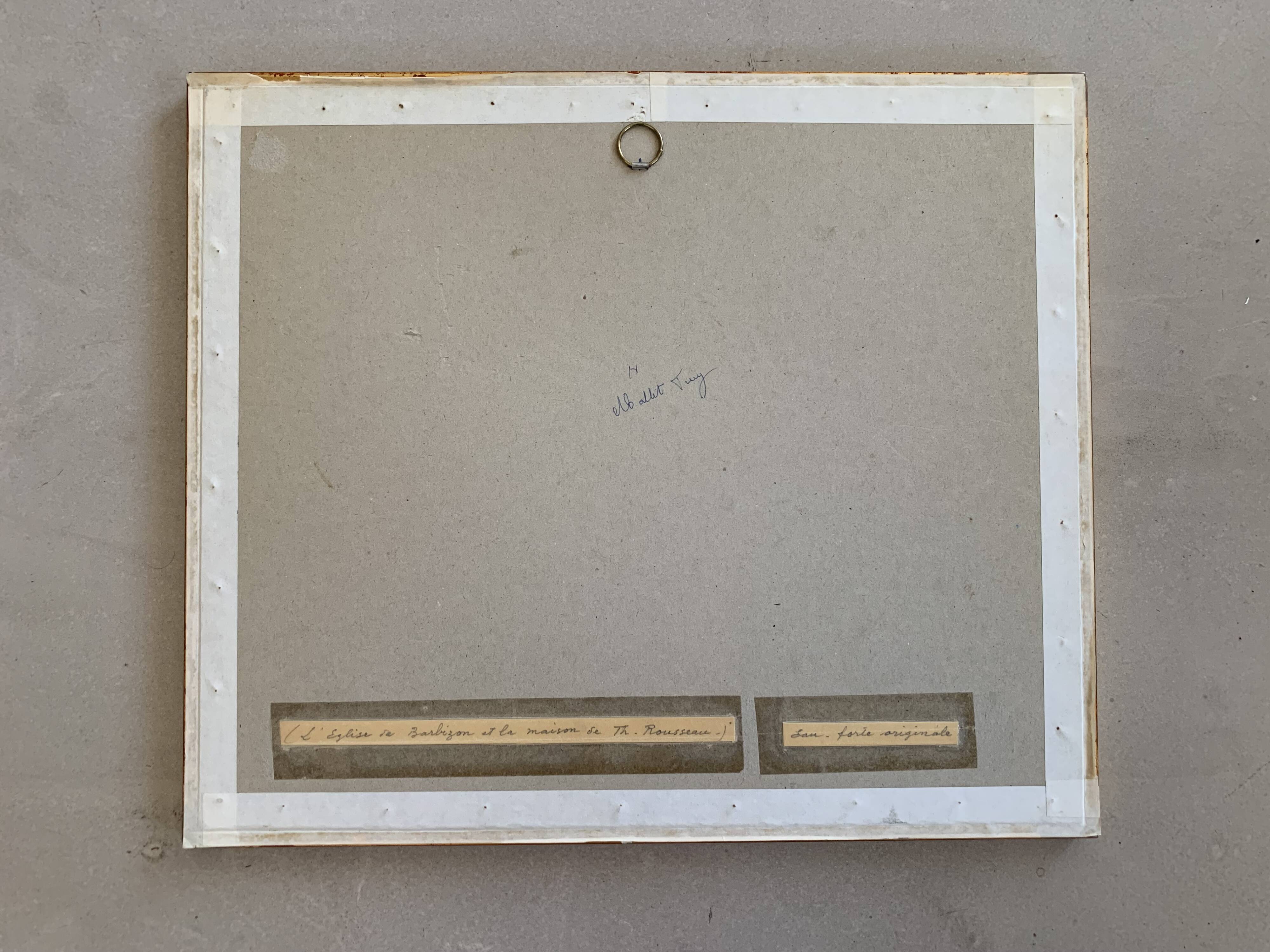 Antique print Marcel Jacque, Barbizon