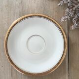 White & gold porcelain coffee cups