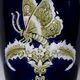 Earthenware vase, faience factory of fives lille - early twentieth century