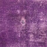 Old tribal Distressed Overdyed Vintage Turkish Wool Rug 214x115 cm Medium