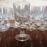 Verres à liqueur en cristal