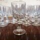 Crystal liqueur glasses