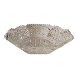 Cut glass fruit bowl