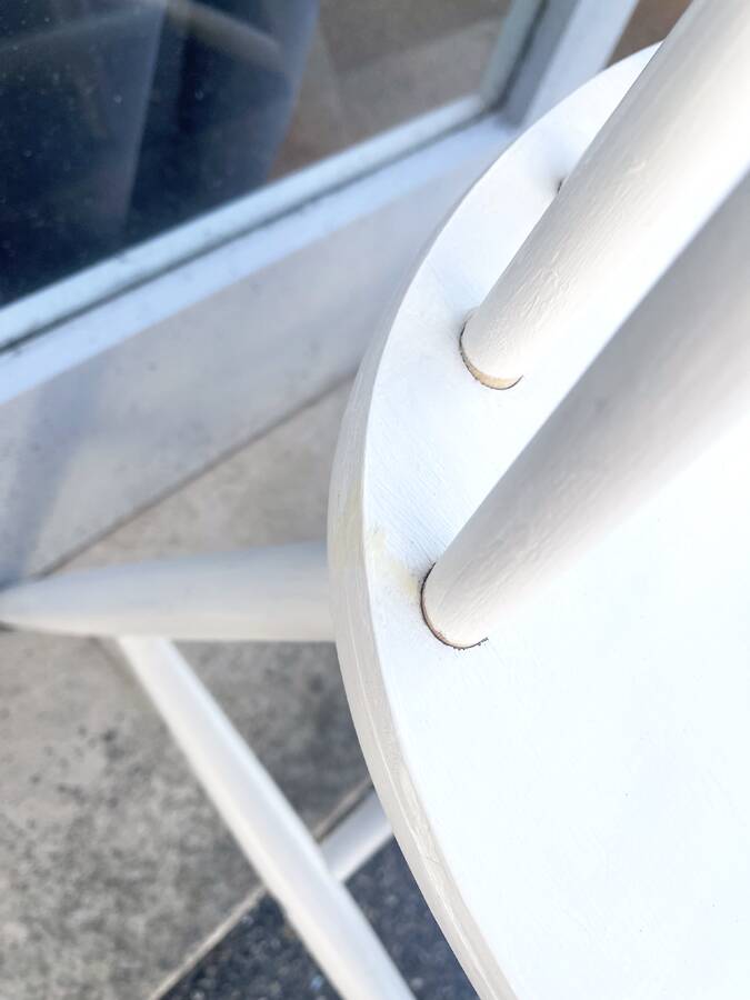 3 IKEA slatted chairs, 1960