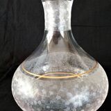St. Louis crystal decanter, "Mélancolie" model, late nineteenth early twentieth century