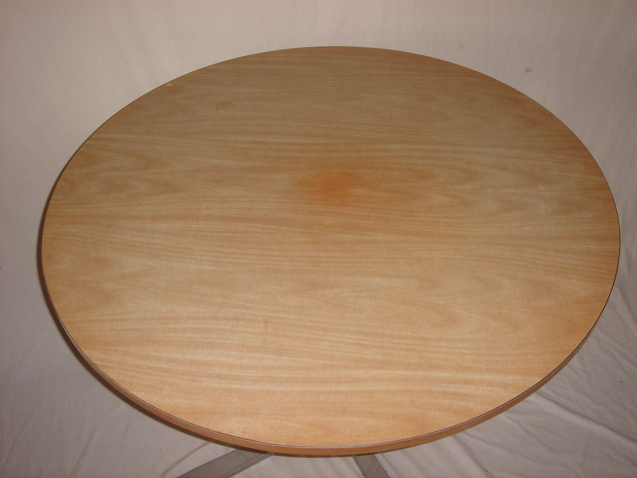 round table seventies foot chrome and formica Board