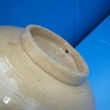 Morocco North Africa enamelled terracotta couscous plate or dish