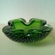 Sommerso Murano v.1960 bubbled glass ashtray