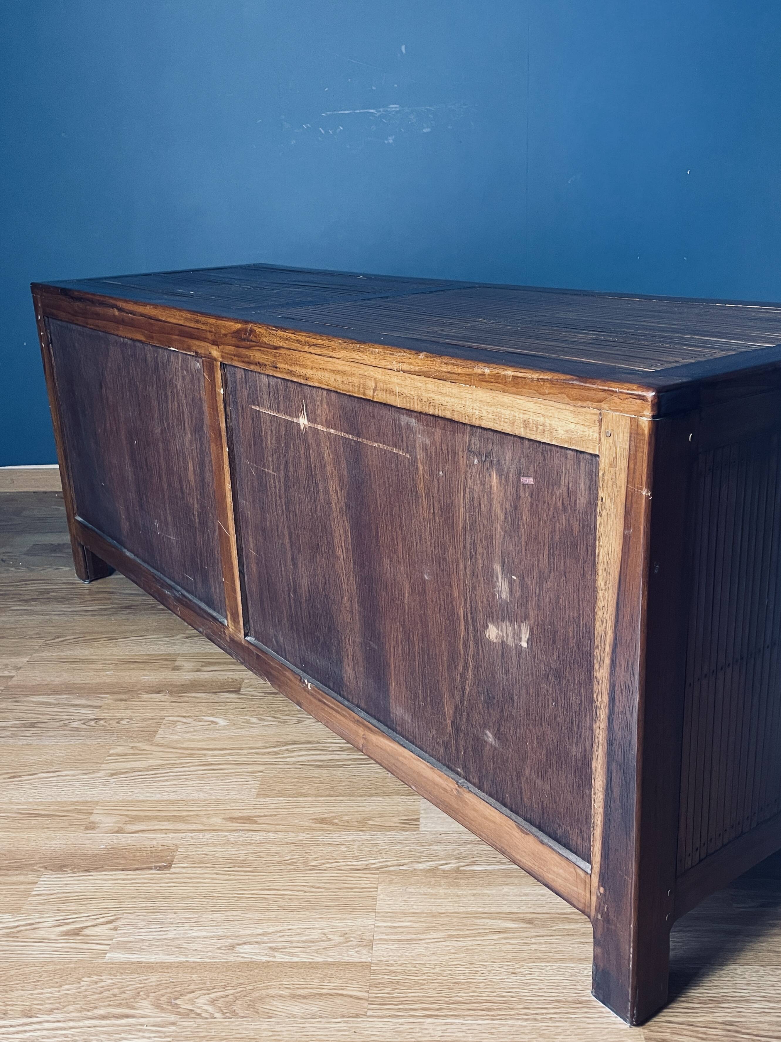 Solid Mahogany Wood TV Cabinet