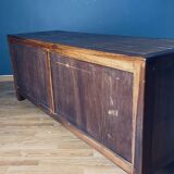 Solid Mahogany Wood TV Cabinet
