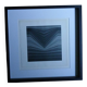Tableau Vintage Art Optique - Victor Vasarely - Frame 40x40cm