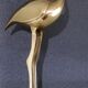 Ibis en bronze doré art déco