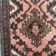 Handmade vintage Uzbek Bukhara runner 1.7' x 4.5' (52cm x 139cm) 1960s - 1С1164