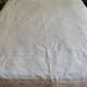 White cotton bedspread, vintage woven cotton bed throw.