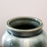 Set of 4 flamed ceramic pots