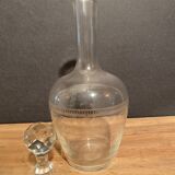 Glass decanter decorated with spirals late nineteenth early twentieth