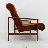 1970s Three Seater Beech Sofa, Czechoslovakia